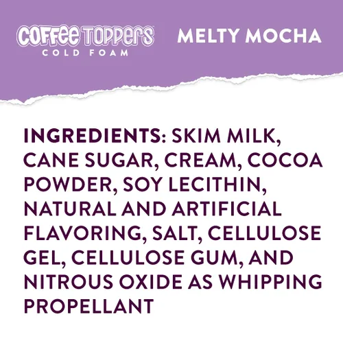 Miniatura 3 de Coffee Toppers Cold Foam Mocha 15 onzas (paquete de 3), Be Your Own Barista, Kosher