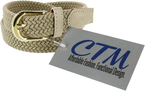 Miniatura 3 de CTM Cinturón elástico trenzado elástico para mujer