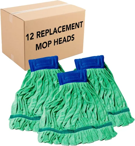 Miniatura 11 de Arkwright - Repuesto de cabezal de trapeador de microfibra, resistente, sin pelusas, súper absorbente y seguro para blanqueador, esencial para Azul