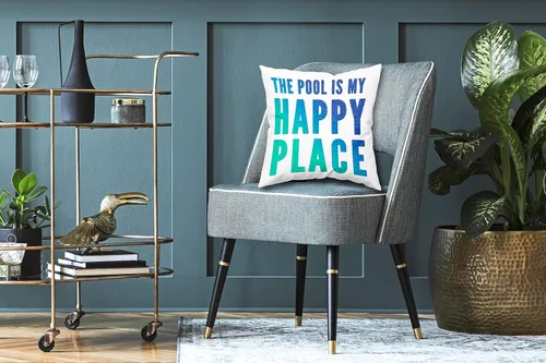 Miniatura 2 de The Lake is My Happy Place - Fundas de almohada divertidas y suaves de 18 x 18 pulgadas, decorativas, para hombres, mujeres, niños y niñas
