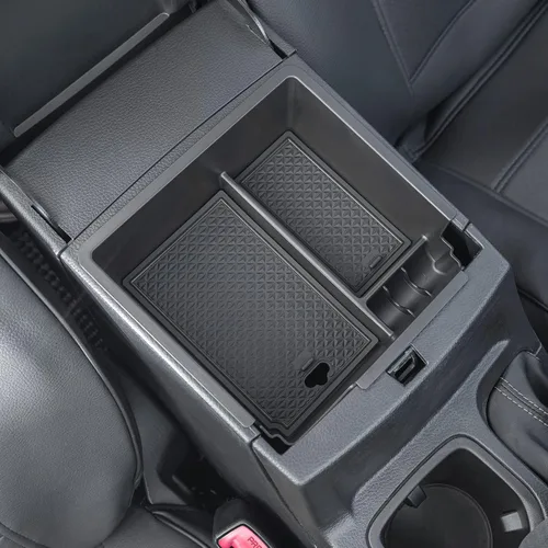 Miniatura 2 de PIMCAR Compatible con Ford Ranger 2019 2020 2021 2022 2023 Organizador de Consola Central Material de Plástico ABS Bandeja de Inserción de Caja