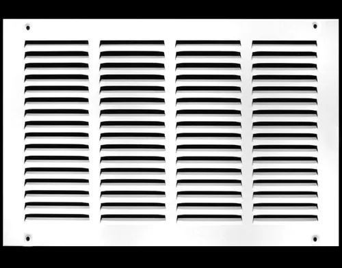 Miniatura 48 de HVAC Premium 30' x 10' [Abertura de conducto] Rejilla de aire de retorno de acero estampado plano - Pared lateral y techo - Cubierta de conducto