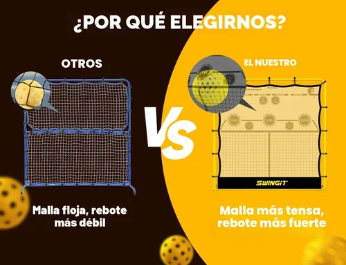 Miniatura 4 de Portable Pickleball Rebounder Net with Kitchen Lines System, Solo Training Net System for Dinks, Volleys & Drives, Accuracy Trainer with Carry Bag
