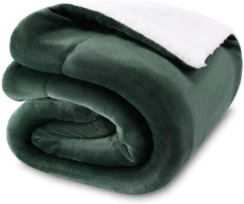 Miniatura 66 de NANPIPER Manta Sherpa para bebé, cálida manta de forro polar suave para recién nacido para invierno (gris claro, 30 x 40 pulgadas)