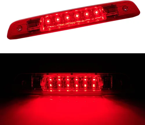Miniatura 48 de Tercera tercera luz de freno, luz de freno LED de montaje alto para Chevy Silverado GMC Sierra 1500 2500 3500 HD Classic, lámpara de carga trasera