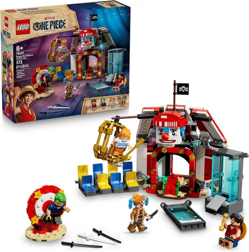 LEGO One Piece Buggy The Clown's Circus Tent Bloques de construcción – Juguete de construcción creativo para niños y niñas, 8+ – 4 figuras de