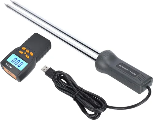 Miniatura 7 de TOPINCN Moisture Meter Probe Grain Tool Tester with Extra Long Probe 230 Smart Digital Moisture Meter Tester Probe Grain Moisture Tester Tool Tool
