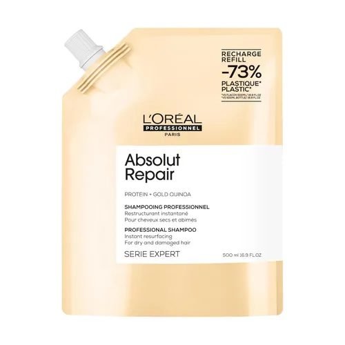 Miniatura 9 de L'Oreal Professionnel Paris Absolut Repair Shampoo – Nourishing Protein Shampoo For Dry, Damaged Hair, Repairs Damage and Provides Shine