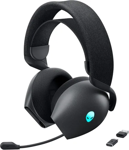 Miniatura 15 de Alienware AW720H Auriculares inalámbricos para juegos de modo dual - Sonido espacial Dolby Atmos, inalámbrico 2.4 GHz, cable de conector de 0.138