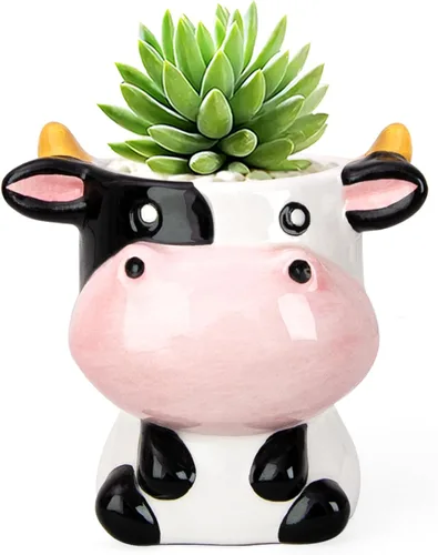 Miniatura 9 de Lindos maceteros para suculentas con bandeja de drenaje de bambú - Maceteros para suculentas de 3" con orificio de drenaje, maceteros pequeños