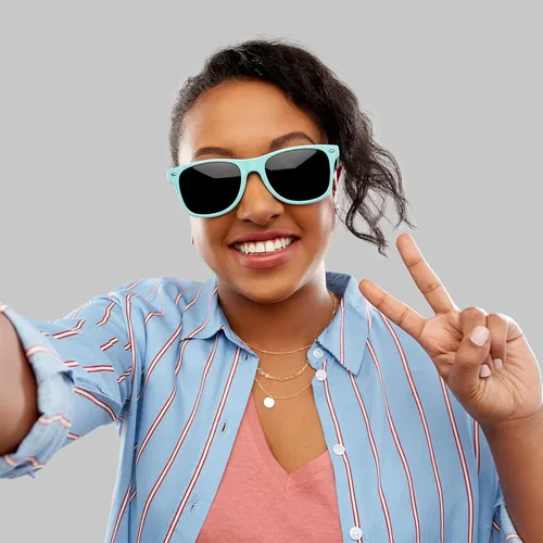 Miniatura 161 de Suministros para regalos de fiesta de colores neón Paquete de 8 gafas de sol unisex