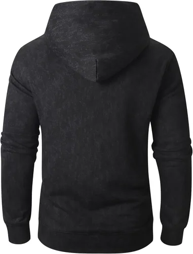Miniatura 2 de KLIEGOU Sudadera con capucha de teñido anudado para hombre