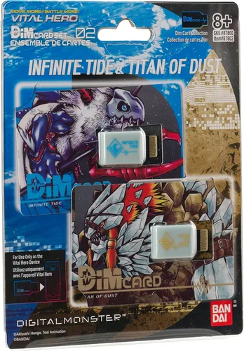 Miniatura 3 de Bandai Namco - Digimon - Vital Hero DIM Card Pack (Infinite Tide & Titan of Dust)