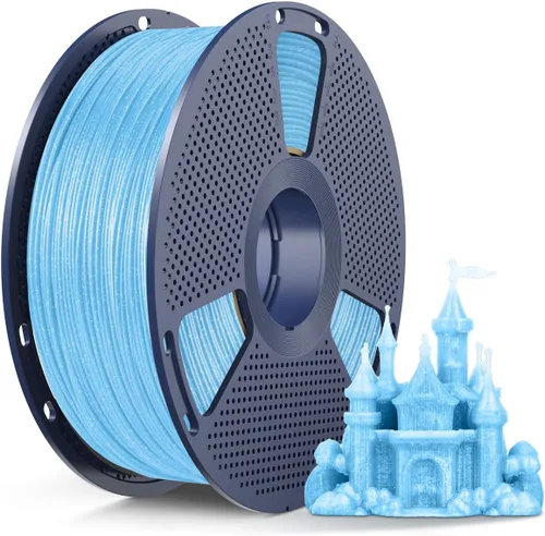 Miniatura 11 de SUNLU Filamento PLA de madera de 0.069 pulgadas, filamento de impresora 3D de fibra de madera real, textura y aroma de madera natural, sin