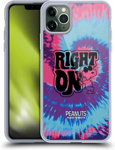 Miniatura 122 de Head Case Designs Funda de gel Woodstock 50th con licencia oficial de Peanuts Snoopy Guitar 1969 [protección de grado militar] compatible con Apple