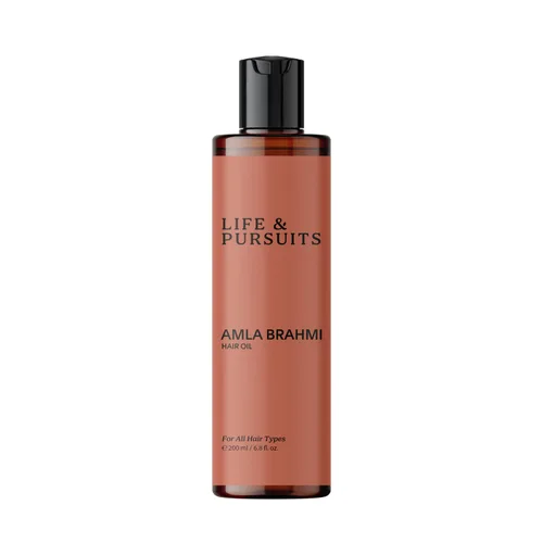 Miniatura 7 de Life & Pursuits Amla Brahmi - Aceite capilar para la salud del cabello y el cuero cabelludo, 3.4 onzas, aceite natural de ayurveda indio para un