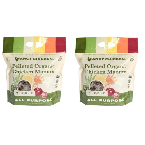 Miniatura 5 de Abono multiusos Fancy Chicken - 5 libras de estiércol orgánico de pollo en bolitas y seco Alimento vegetal totalmente natural Ideal para plantas