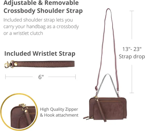 Miniatura 3 de Joy Susan Mini muñeca convertible cepillada con cremallera para mujer