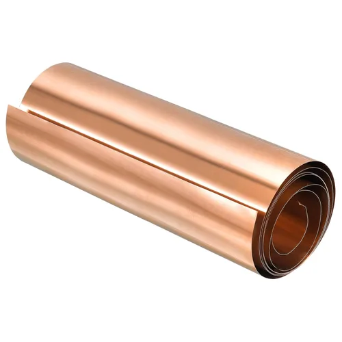 Miniatura 21 de uxcell Rollo de hoja de cobre, placa 3,280.8 ft m x 131.2 ft m x 0.2 ft m de la hoja del metal