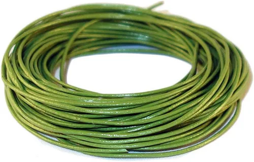 Miniatura 13 de Cordones de cuero redondos de 0.039 in para collares, fabricación de joyas, 32.8 ft (10.93 yardas) para trabajo de cuentas, proyectos de bricolaje