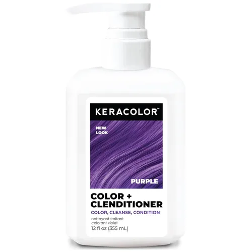 Miniatura 23 de Keracolor Color + Clenditioner 3-in-1 Color-Depositing Conditioner, Gently Cleanses & Conditions, Semi-Permanent Hair Color, 23 Shades, 12 Fl Oz