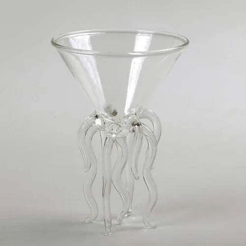 Miniatura 5 de GAOGAO Vaso de Martini de Pulpo Herramientas de Vaso de Bar de Cóctel Creativo (2 Transparentes)