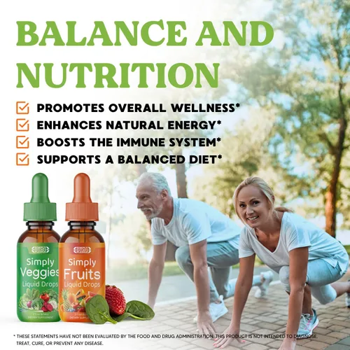 Miniatura 8 de Simply Nature's Pledge - Suplementos de frutas y verduras - Gotas líquidas - Hecho con superalimentos integrales, vitaminas y minerales empacados