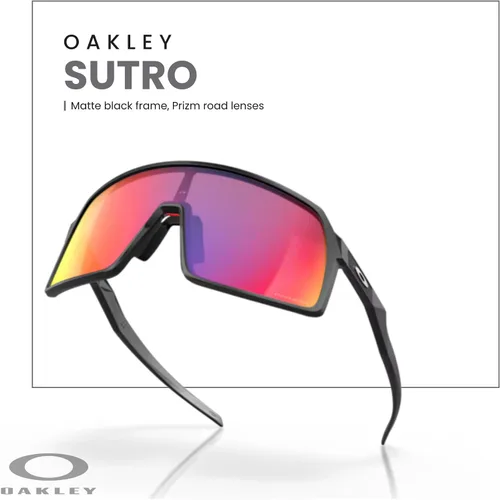 Miniatura 40 de Oakley Sutro OO9406 / OO9462 - Lentes de sol para hombre, kit de correa de accesorios, bolsa de microfibra