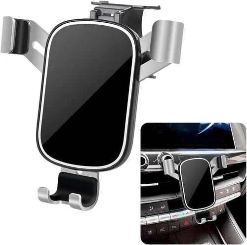 LUNQIN - Soporte de teléfono de coche para Cadillac CT5 2020 2021 2022 2023 2024 2025 2026 y CT5-V 2020-2026 Accesorios interiores para teléfonos