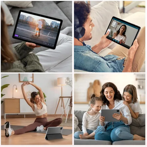 Miniatura 7 de EDDBNi Tablet Android 15 de 10.1 pulgadas Tablet 2025 últimas Tablets con Teclado Ratón 24GB+64GB 2TB de expansión 6000mAh procesador Octa-Core Negro