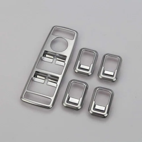 Miniatura 7 de Cubierta de botón de interruptor de elevación de ventana cromada ABS para Mercedes Benz SLK/GLK/G500/A/B/CLA/C W204/GLA/ML/E W212/GLE