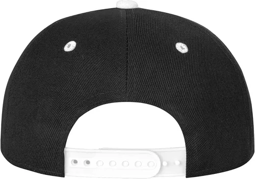 Miniatura 6 de DARLEKS Unisex Flat Bill Hats Adjustable Snapback Baseball Cap Flat Edge Hip Hop Hat