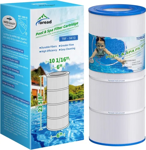 El filtro de piscina CC100 reemplaza Pentair Clean and Clear 100, CCRP100, PAP100, PAP100-4, Ultral-C3, Unicel C-9410, R173215, Filbur FC-0686,