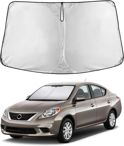 Miniatura 88 de EcoNour Parasol para parabrisas compatible con Hyundai Tucson 2016-2019 2020 2021, visera solar para parabrisas delantero y ventana, bloqueador