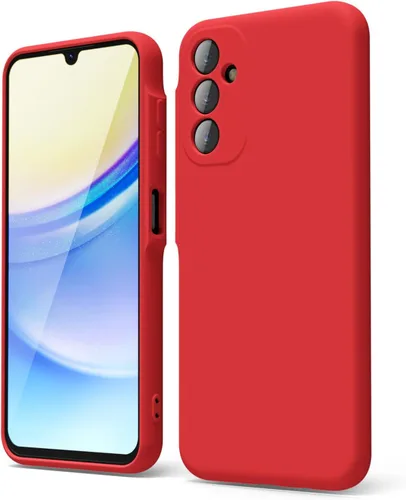 Miniatura 59 de oakxco Funda para teléfono Samsung Galaxy A12 con agarre de silicona líquida, linda delgada fina suave cubierta de gel de goma TPU lisa para mujeres