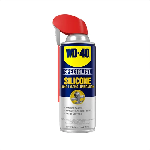 WD-40 Specialist Lubricante de silicona con aerosoles inteligentes de paja de 2 maneras, paquete doble, 11 onzas, [paquete de 12]