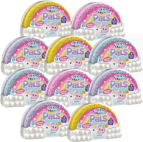 Educational Insights Playfoam Pals Unicorn Magic 10 piezas – Recuerdos de fiesta de unicornio, juguetes antiestrés para niños a partir de 3 años
