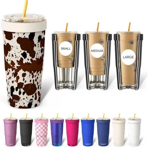 Miniatura 39 de Frost Buddy Togo Buddy 30oz Stainless Steel Vacuum Insulated Tumbler To Go Coffee Cup – Iced Coffee Sleeve, Travel Mug, Thermal Cup for Hot & Cold