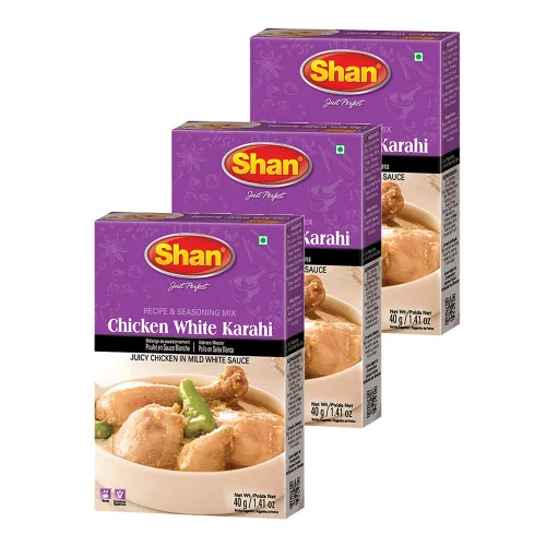 Miniatura 103 de Shan Korma Recipe and Seasoning Mix 1.76 oz (50g) - Spice Powder for Traditional Meat in Yogurt Sauce - Suitable for Vegetarians - Airtight Bag in a