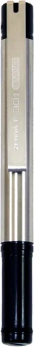 Miniatura 3 de Zebra Pen F-301 - Bolígrafo compacto de acero inoxidable, punta fina de 0.7mm (0.028 in), 1 unidad: tinta de fácil deslizamiento, agarre