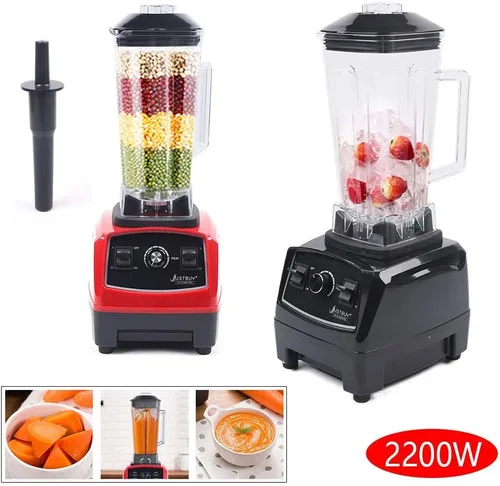 Miniatura 4 de TFCFL Licuadora de alimentos de 2 L, negro, múltiples velocidades, sin BPA