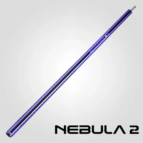Miniatura 6 de RHINO Nebula 2 Pool Cue - Premium Carbon Fiber Shaft & Composite Butt. Time Crystal Tip, Pro Taper Design. 3/8-8 Joint, Wrapless. Low Deflection