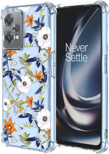 Miniatura 34 de Funda para OnePlus Nord CE 2 Lite 5G Clear Flower Phone Case Soft TPU a prueba de golpes, antiarañazos, funda protectora para 1+Nord CE2 Lite 5G