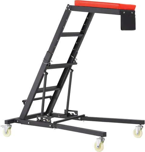 VEVOR Camilla Automotriz Superior, Camilla de Motor 42.5"-64.8", Capacidad de 400 LBS, Camilla Alta Superior, 4 Ruedas Giratorias con Rodachines,