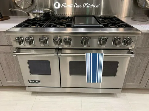 Miniatura 4 de Aunti Em's Kitchen Toallas de mano y de cocina diseñadas tejidas de 100% algodón cultivado de manera responsable, grueso y lujoso, extragrandes 50 x