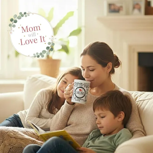 Miniatura 6 de Taza de café para mamá, de cerámica, de 16 onzas, para embarazo, para las nuevas mamás, taza grande para Navidad, regalos de cumpleaños, regalos