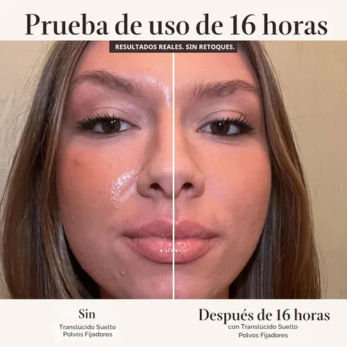 Miniatura 3 de Laura Mercier Polvo de ajuste suelto translúcido, control de brillo las 24 horas, acabado mate suave, impregnado con vitaminas C+ E, uso duradero
