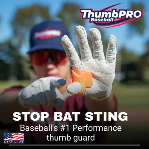 Miniatura 2 de ThumbPRO Protector de pulgar de béisbol – Ayuda de bateo y potenciador de agarre – Reduce el dolor, mejora el swing – para béisbol y sóftbol – Todos
