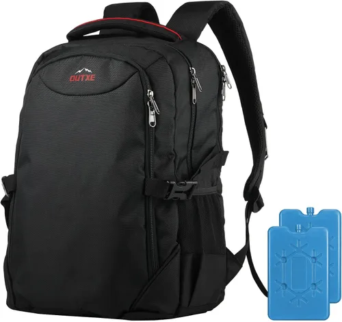 OUTXE Mochila térmica térmica de 22 litros con aislamiento para laptop de 15.6 pulgadas, mochila de almuerzo para el trabajo diario mochilas
