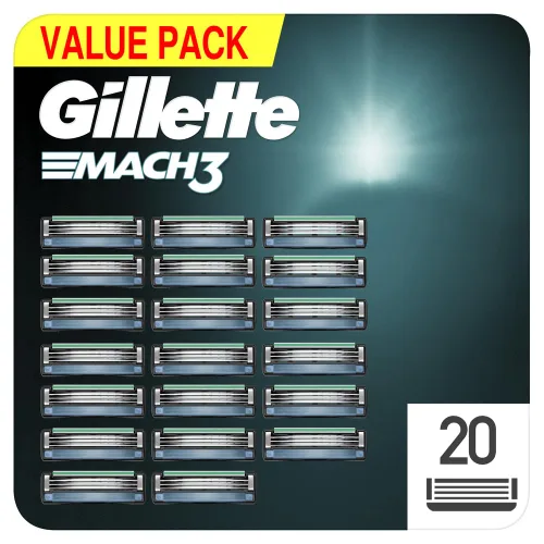 Miniatura 4 de Gillette Mach3 - Cuchillas de repuesto para hombre, el embalaje puede variar, fresco, 4